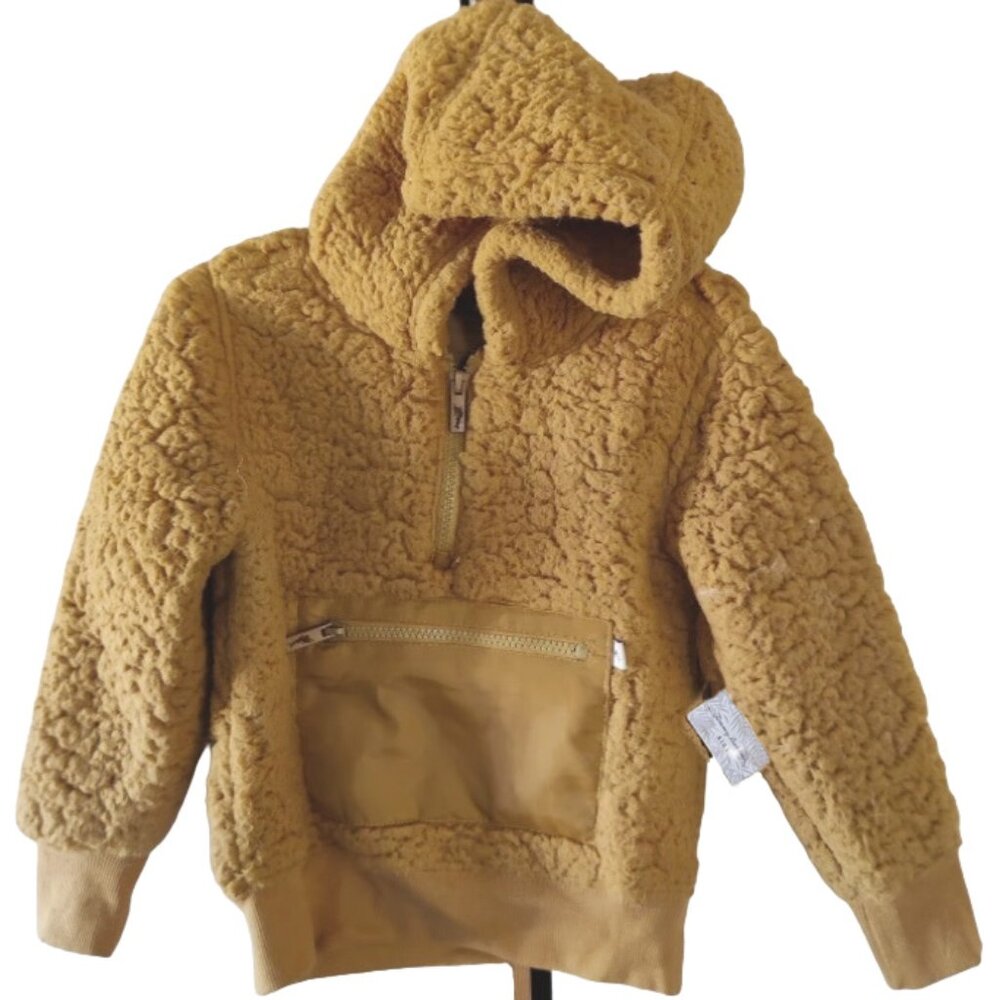 NEW Tommy Bahama Kids High Pile Fleece Hoodie Jacket! S M XL Sherpa Zip Pullover